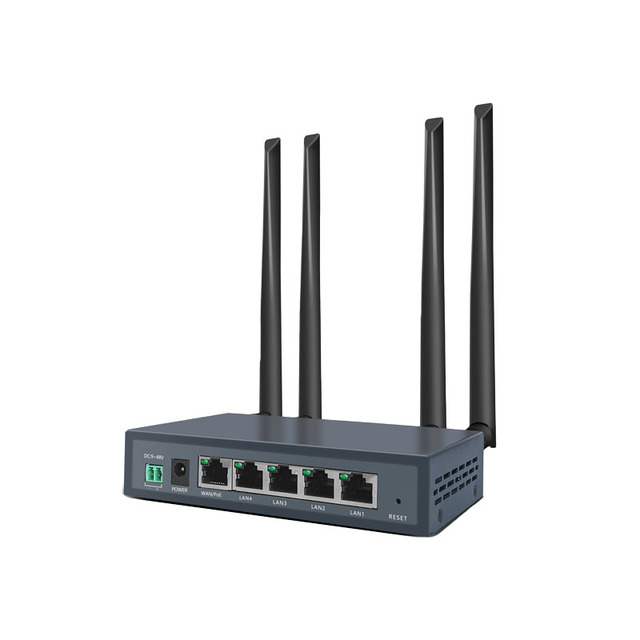 High Quality 4g Lte Router DC 9-48V Supply 300Mbps 4g Wifi Router with RS232/485 Serial Port