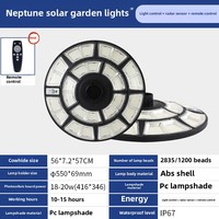 Lampe solaire LED UFO Howlighting 500W à haut lumen IP67 en ABS avec télécommande pour éclairage routier