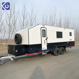 CAMPTRL Remorque de <span class=keywords><strong>camping</strong></span>-<span class=keywords><strong>car</strong></span> tout-terrain facile à remorquer Remorque de voyage de luxe avec salle de bain complète <span class=keywords><strong>Smart</strong></span> <span class=keywords><strong>Tv</strong></span> et intérieur en cuir - Product Image 2