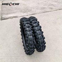 Ban Retro 110/90-16 Tahan Lama untuk Sepeda Motor Trail, Latihan Remaja, Ban Motor Off-Road, Karet Alami, Ban Tubeless, Peningkatan Terbaru