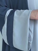 Abaya quotidienne 2024 arabe dubaï robe musulmane Abaya Cardigan deux pièces moyen-orient Abaya femmes Jalabiya robe