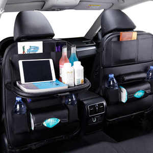 PU Leather High Quality Fashionable <b>Car</b> Seat Storage Bag Dinning <b>Table</b> Organizer - Product Image 6