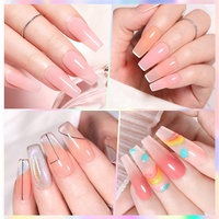 BORN PRETTY PRO Kit de Vernis à Ongles Semi-Permanent Neutres et Transparents 15ml, 36 Couleurs, Sans HEMA, Style Coréen, French Jelly, Nude Rose, Set de Gels