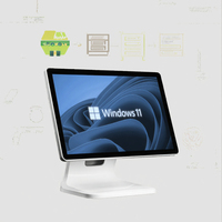AWSTOUCH Terminal de point de vente intelligent tout-en-un 15,6 pouces avec écran tactile capacitif, prise en charge multi-OS, Bluetooth et Wi-Fi pour petites entreprises