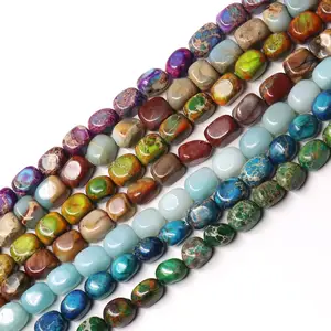 Wholesale A Grade Nature Gemstone Free Shape Tumble Smooth Emperor Stone beads for jewelry makings