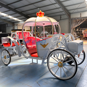 Carruaje de Cenicienta en Venta, Transporte Especial, Carruaje de Fantasía de Princesa Calabaza, Carruaje Eléctrico en Venta - Product Image 1