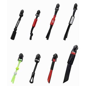 Nhà Máy Cao Su Webbing Zip Puller Thiết Kế Tùy Chỉnh Logo Dệt Dây Kéo Puller - Product Image 4