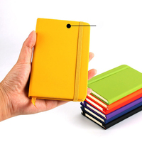 Carnet promotionnel personnalisé avec logo A5 A6 avec sangle élastique, journal en PU, carnet de notes, bloc-notes, carnet en cuir PU