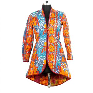 Más vendido Vintage algodón Kantha tejido a mano indio sobre abrigo - Product Image 1