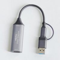 Carte de capture vidéo USB 3.0 double interface 4K 30Hz HDTV vers USB A/USB C