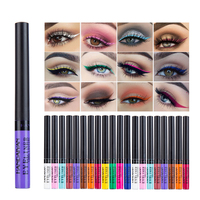 HANDAIYAN 12 Colors Matte Eyeliner Lâu Dài Không Thấm Nước Trắng Đỏ Xanh Lá Cây Nâu Eye Liner Lỏng Eyeliner Eyeshadow Cho Đảng