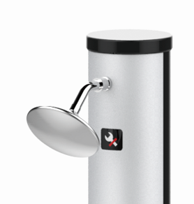 <span class=keywords><strong>Douche</strong></span> <span class=keywords><strong>solaire</strong></span> à 2 sections d'une capacité <span class=keywords><strong>de</strong></span> 40 litres avec douchette et thermomètre pour <span class=keywords><strong>piscine</strong></span> extérieure - Product Image 3
