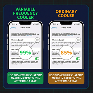 Ventola di Raffreddamento per Semiconduttori in Alluminio U-Jet, Dissipatore Magnetico per Telefono, Supporto Clip per Raffreddamento <span class=keywords><strong>Giochi</strong></span>, Supporto per Telefono - Product Image 6