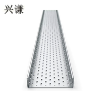Bac à câbles ventilé perforé en alliage d'aluminium anticorrosion pour la dissipation thermique, idéal pour le câblage des bâtiments et l'industrie
