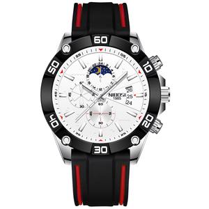 Drioshipping 2502 Cronógrafo deportivo Reloj para hombre Reloj de cuarzo de lujo de marca superior Impermeable Característica luminosa Acero inoxidable - Product Image 2