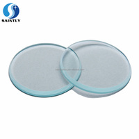Verre trempé rond transparent ultra clair de haute qualité