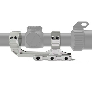 ขาตั้งกล้อง ACUMETA Bastion - ขาตั้งกล้องแบบ Cantilever สำหรับท่อขนาด 30 มม., ความสูงตรงกลาง 1.5 นิ้ว สำหรับอุปกรณ์ออปติกภายนอกอาคาร (สีเงิน) - Product Image 6