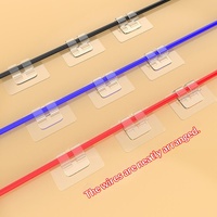 Transparenter Acryl-Kabelorganizer im Modernen Minimalistischen Stil mit Rutschfestem Klebehaken und Unsichtbarem Bodenmattenclip
