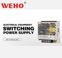 LRS-75-15 d'alimentation ca/cc 15V 75W 5A fabricant ventes directes efficacité de haute qualité 89% alimentation à découpage