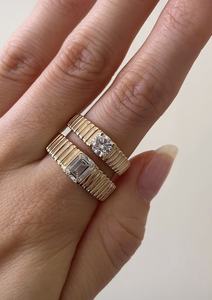 เครื่องประดับสั่งทำพิเศษ แหวนทองแท้ 9k 10k 14k 18k ทองคำขาว ทองคำชมพู ทองคำเหลือง ประดับเพชร/พลอยจากแล็บ ผลิตจากโรงงาน - Product Image 2