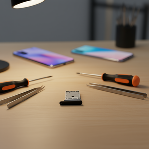 Tiroir SIM pour Samsung Galaxy S23 S911 S23 Plus S916 Noir Pièce de rechange - Product Image 3