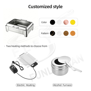 Calentador de Alimentos Eléctrico Redondo FLEY de Calidad de Hotel Cinco Estrellas para Buffet de Lujo y Uso en Catering Premium - Product Image 3