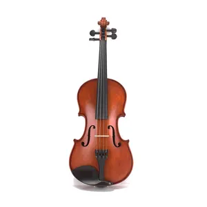 China factory wholesale production professional handmade matte violin with a case bow and spare strings