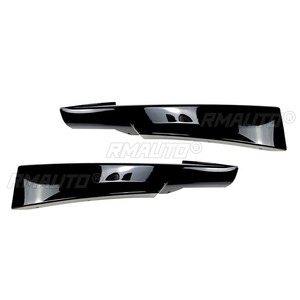 Kit carrosserie tuning noir brillant pour pare-chocs avant, lèvre de spoiler et diffuseur pour BMW Série 3 E90 320i 330i M-Tech LCI 2009-2012 - Product Image 2