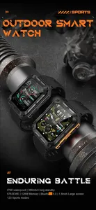 Impermeável Sport Smartwatch reloj inteligente série 8 relógio inteligente 123 modelos esportivos 380Mah relógio bateria