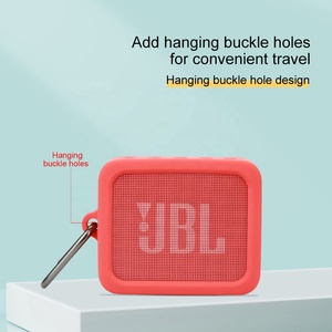 เคสซิลิโคนสำหรับ <span class=keywords><strong>JBL</strong></span> <span class=keywords><strong>GO2</strong></span> Go 2, เคสป้องกันลำโพงแบบพกพากระเป๋าเดินทางซิลิโคนแบบพกพาป้องกันการตก - Product Image 6
