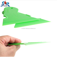Kit de raclettes vertes en PP pour l'application de film de protection automobile, outils de pose de vinyle pour vitres, micro-raclette flexible triangulaire pour film de voiture