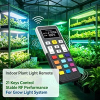 Control Remoto Inalámbrico RF de 21 Teclas para Lámparas de Cultivo JCXK, Plástico ABS, OEM, ODM, Suministro de Fábrica Personalizado