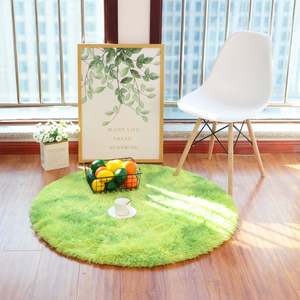 Tapis en fourrure 100 % polyester, moelleux, à poils moyens, poids 1500g, tapis shaggy réversible, adapté aux animaux domestiques, antidérapant pour salon - Vente en gros - Product Image 3