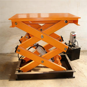 Гидравлическая платформа для разгрузки контейнеров с ножничным подъемником, регулируемым уклоном и фиксированным пандусом, 2500x2000 мм, 3 тонны - Product Image 2