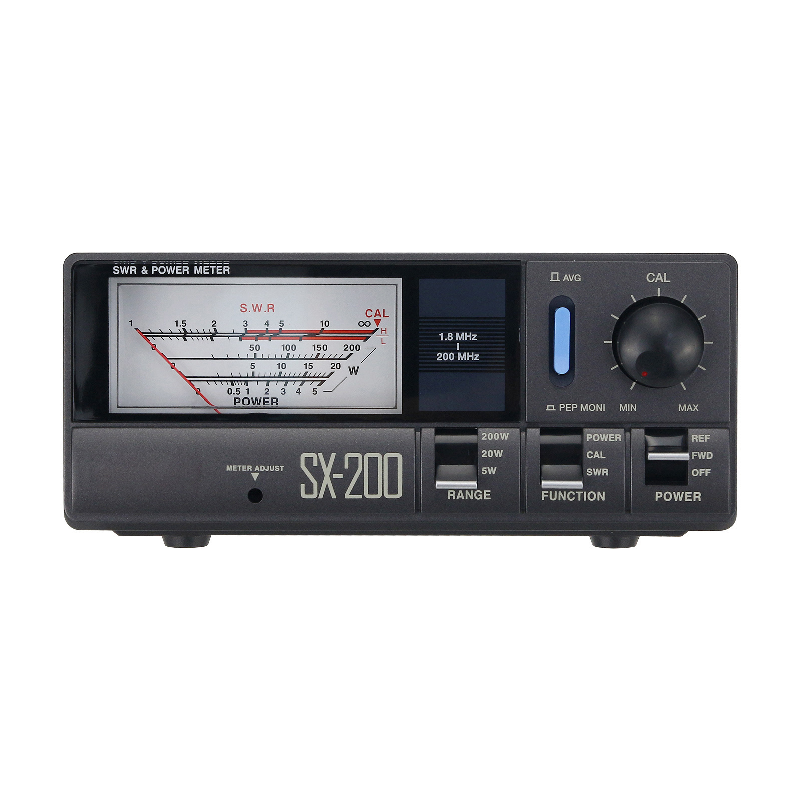 未使用品✨SX-200 SWR & POWER METER SX-200 SWR & Power Meter 1.8~200MHz Bands 5W 20W 200W 400W