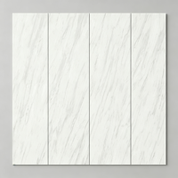 Carreaux de sol en porcelaine blanche 800x2600mm 9mm, corps haute blancheur, toucher doux, finition brillante, imitation brique, texture murale, pour salon