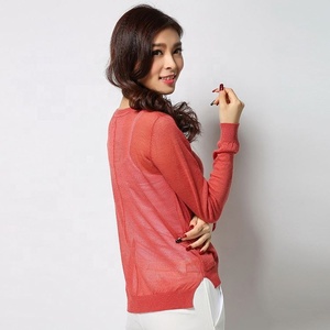 Vente chaude Usine Personnalisée Dames <span class=keywords><strong>L</strong></span>'<span class=keywords><strong>avantage</strong></span> de Prix Préférentiel Uni Décontracté Cardigan Tricoté - Product Image 1