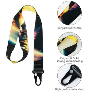 Promotional Plastic Jacquard <b>Lanyard</b> Neck Vip Silk Screen Printing <b>Lanyard</b> With Keychain - Product Image 2
