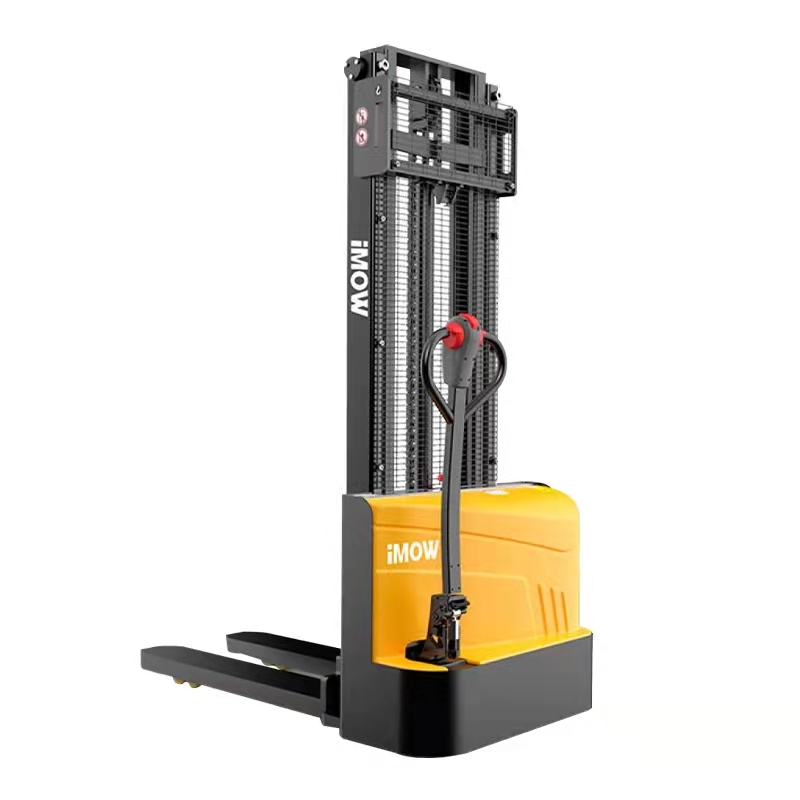 Электрический укладчик поддонов с высоким подъемом