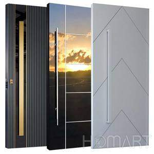 Portes <span class=keywords><strong>d</strong></span>'<span class=keywords><strong>entrée</strong></span> commerciales intelligentes Homart Extérieur avant Double aluminium moderne coupe-vent et respectueux de l'<span class=keywords><strong>entrée</strong></span> - Product Image 5
