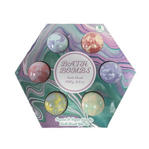 <span class=keywords><strong>Set</strong></span> di bombe da bagno ecologiche con imballaggi riciclati e coloranti naturali per le vendite natalizie - Product Image 3