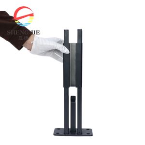 Poteaux de clôture métalliques robustes <span class=keywords><strong>pour</strong></span> éclairage solaire, avec capuchon et base – Vente directe usine - Product Image 3