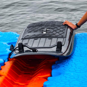 Planche de surf électrique 16 pouces et plus, durable, pour sports nautiques sur lacs et rivières, pour débutants, unisexe, en matériau PP, avec pagaie - Product Image 1