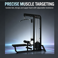 Équipement de musculation et de fitness de haute qualité, export direct usine, pour salle de sport commerciale et usage domestique, Lat Pull Down et Low Row avec garantie