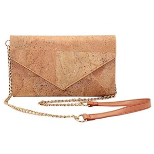 Bolso de Mano y Bandolera Vegano de Corcho Natural Boshiho con Cadenas para Mujer - Product Image 1
