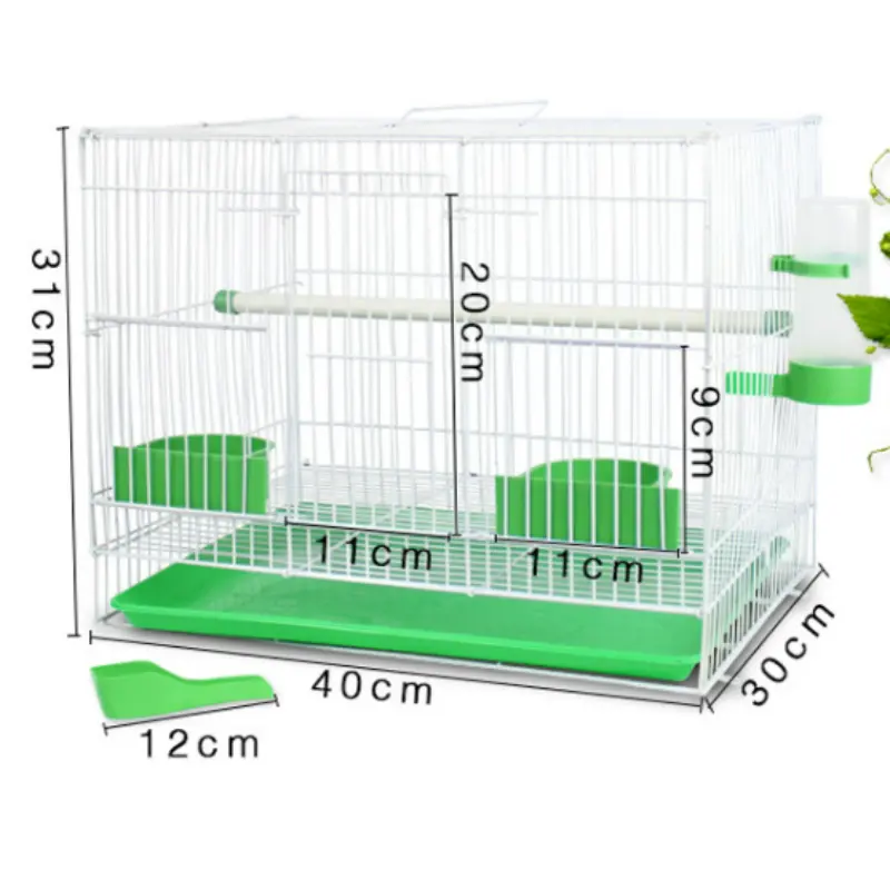 Atacado galvanizado Metal Wire Bird Cage metal papagaio reprodução gaiola