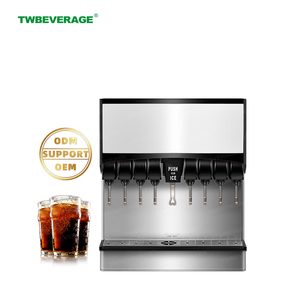 เครื่องจ่ายโซดาสแตนเลส TWBEVERAGE พร้อมเครื่องทำน้ำแข็งในตัวสำหรับร้านกาแฟ - Product Image 6