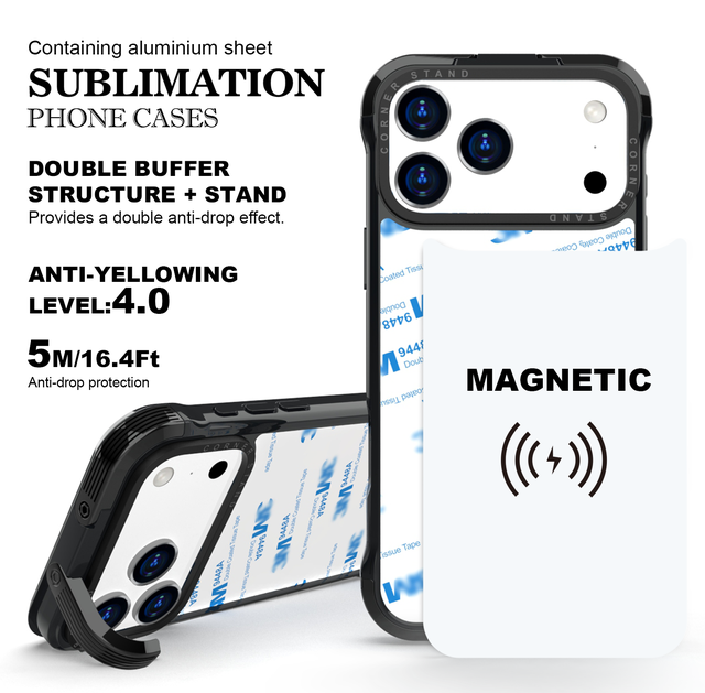 TPU 3D Printable Sublimation Shockproof Cell Phone Protector for 17 16 15 14 13 Pro Max Blank Design UV Printing Supports