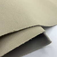 100% Polyester doux éponge daim tête d'affiche tissu largeur extensible Beige voiture plafond tissu pour voiture manteaux vêtement maison Textile canapé