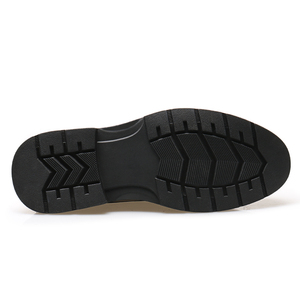Mocassins unisexes en cuir PU de couleur unie, vente en gros, chaussures à enfiler de haute qualité, chaussures habillées bleues tendance, Oxfords pour hommes - Product Image 4